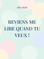 Reviens me lire quand tu veux !: Recueil de poésie