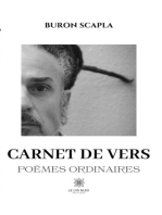 Carnet de vers: Poèmes ordinaires