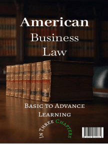 American Business Law: Short book for easy to learn and understand Business Law