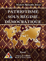 PATRIOTISME SOUS RÉGIME DÉMOCRATIQUE