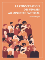 La consécration des femmes au ministère pastoral: Etude en ecclésiologie adventiste