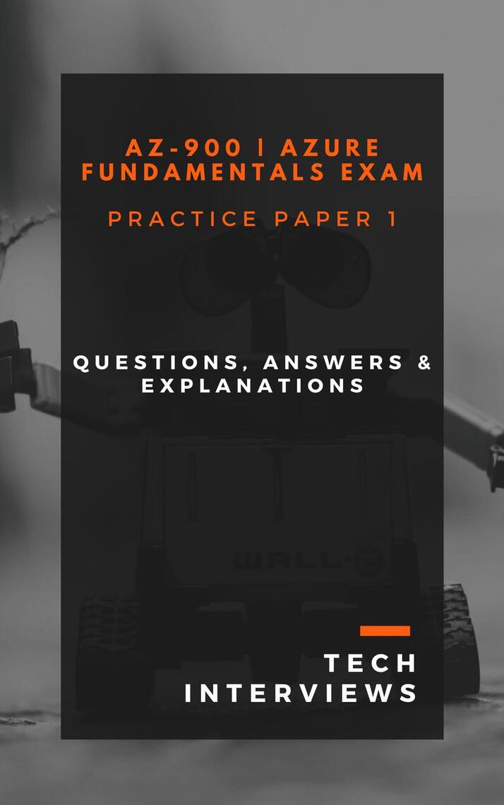 AZ-900 Azure Fundamentals Practice Paper 1 by Tech Interviews (Ebook ...