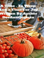 A Time To Weep And a time for Joy