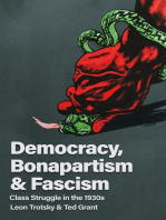 Democracy, Bonapartism and Fascism