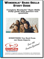 Wonderlic Basic Skills Study Guide