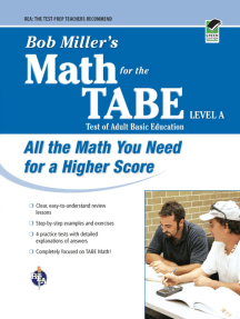 Bob Miller's Math for the TABE Level A by Bob Miller (Ebook) - Read ...