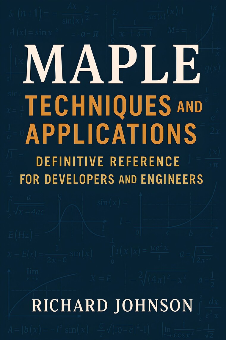 Maple Techniques and Applications by Richard Johnson (Ebook) - Read ...