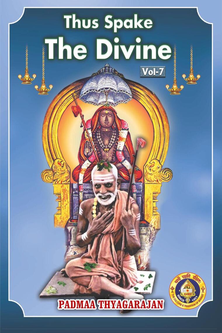 Thus Spake The Divine - Vol. 7 by Giri Trading Agency Private Limited ...