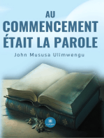 Au commencement était la Parole