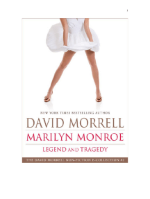 Marilyn Monroe: Legend and Tragedy, an essay (The David Morrell Cultural-Icon Series) by David Morrell