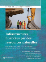 Infrastructures financées par des ressources naturelles: Examen d'un nouveau mode de financement des infrastructures