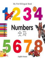 My First Bilingual Book–Numbers (English–Korean)