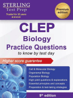 CLEP Biology Practice Questions