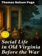 Social Life in Old Virginia Before the War