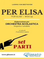 Per Elisa - Spartiti per Orchestra scolastica (Set parti): Für Elise - WoO 59