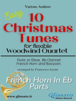 French Horn in Eb part of "10 Christmas Tunes" for Flex Woodwind Quartet