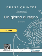 Un giorno di regno - Brass Quintet (Score): Overture