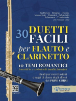 30 Duetti Facili per Flauto e Clarinetto, ideali per esercitazioni e saggi di classe degli allievi dei primi corsi