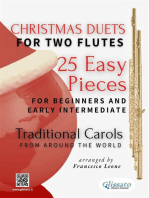 Christmas Duets for Two Flutes - 25 Easy Pieces for Beginners and Early Intermediate
