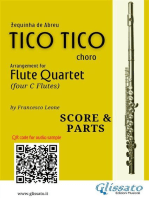 Flute Quartet (score & parts) - Tico Tico: for intermediate players