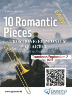 Part 2 (b.c.) Trombone/Euphonium Quartet "10 Romantic Pieces"