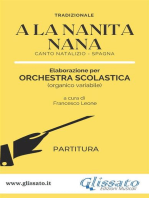 "A La Nanita Nana" Spartiti per Orchestra Scolastica (set parti)