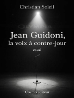 Jean Guidoni, la voix à contre-jour