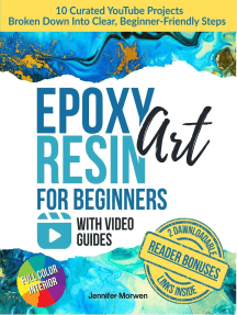 Epoxy Resin Art for Beginner with Video Guides: Step-by-Step Lessons ...