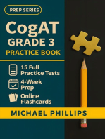 CogAT Grade 3 Practice Book: 15 Full-Length COGAT Grade 3 Level 9 Practice Tests — Realistic Gifted Program Exam Simulations for Stronger Reasoning Skills